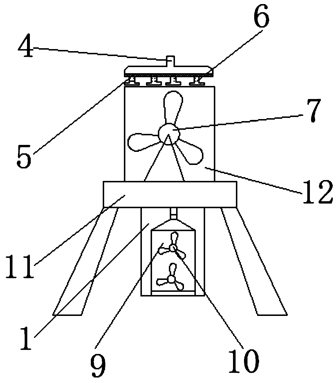 Heat dissipation structure of computer network server