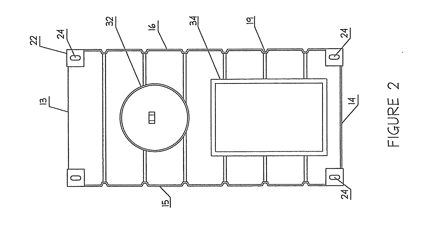 Shipping containers for flowable materials