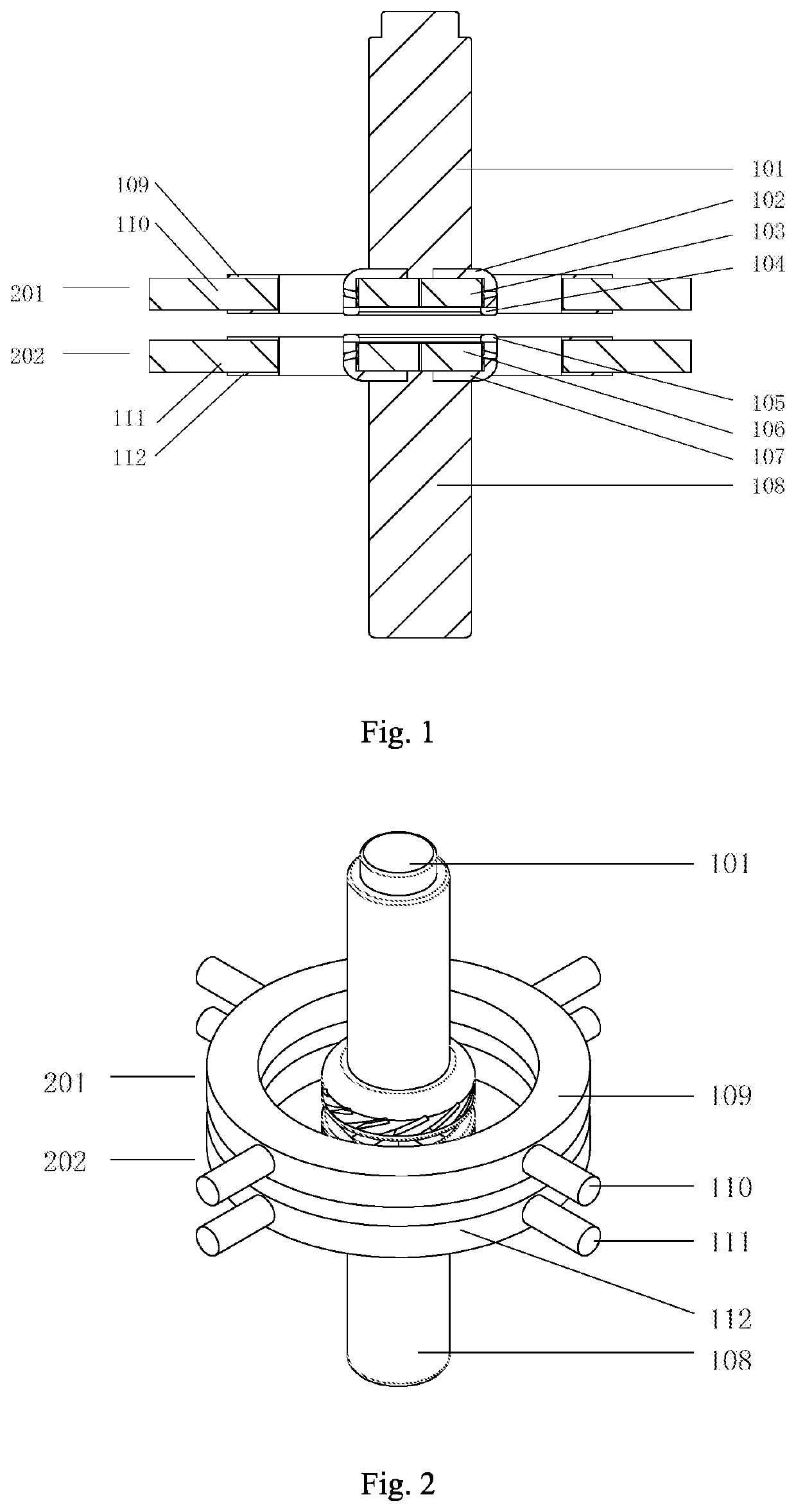 DC vacuum interrupter with multi-polar transverse permanent magnetic structure