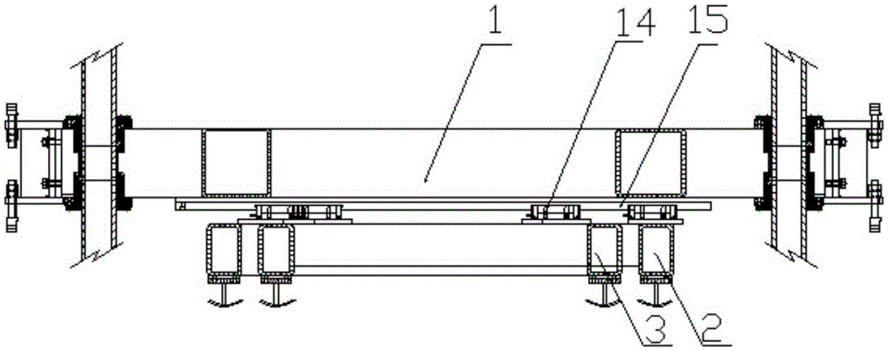 Aerated concrete green body cutting and swinging mechanism