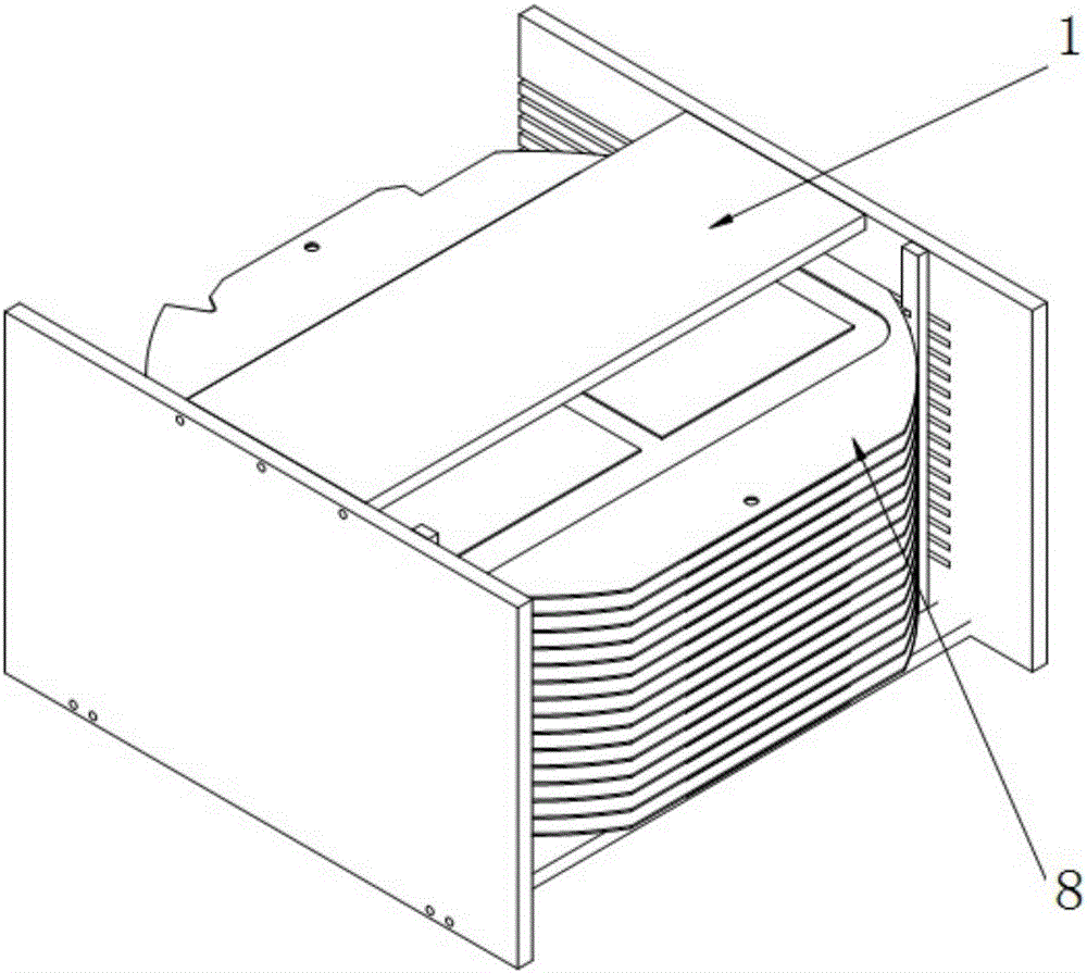 Automatic loading equipment of groove-type material box