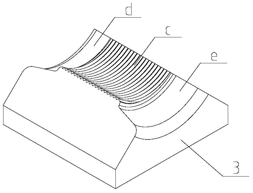 Method utilizing middle and high-frequency induction to heat radial forging to form screws