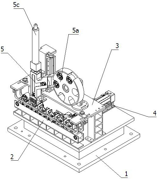 Intelligent welding equipment for engine leg support on front side of engine