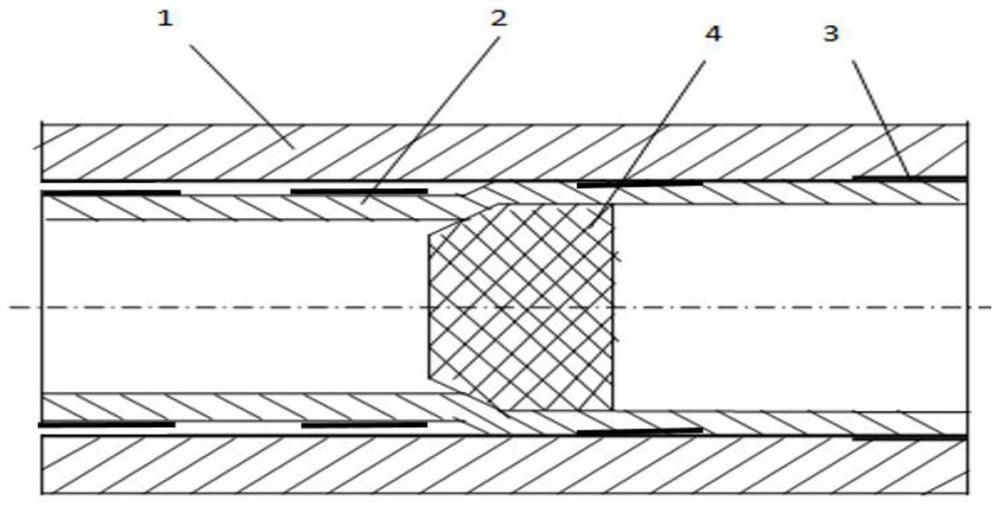 Corrosion-resistant bimetal composite pipe based on cathode protection and preparation method of corrosion-resistant bimetal composite pipe