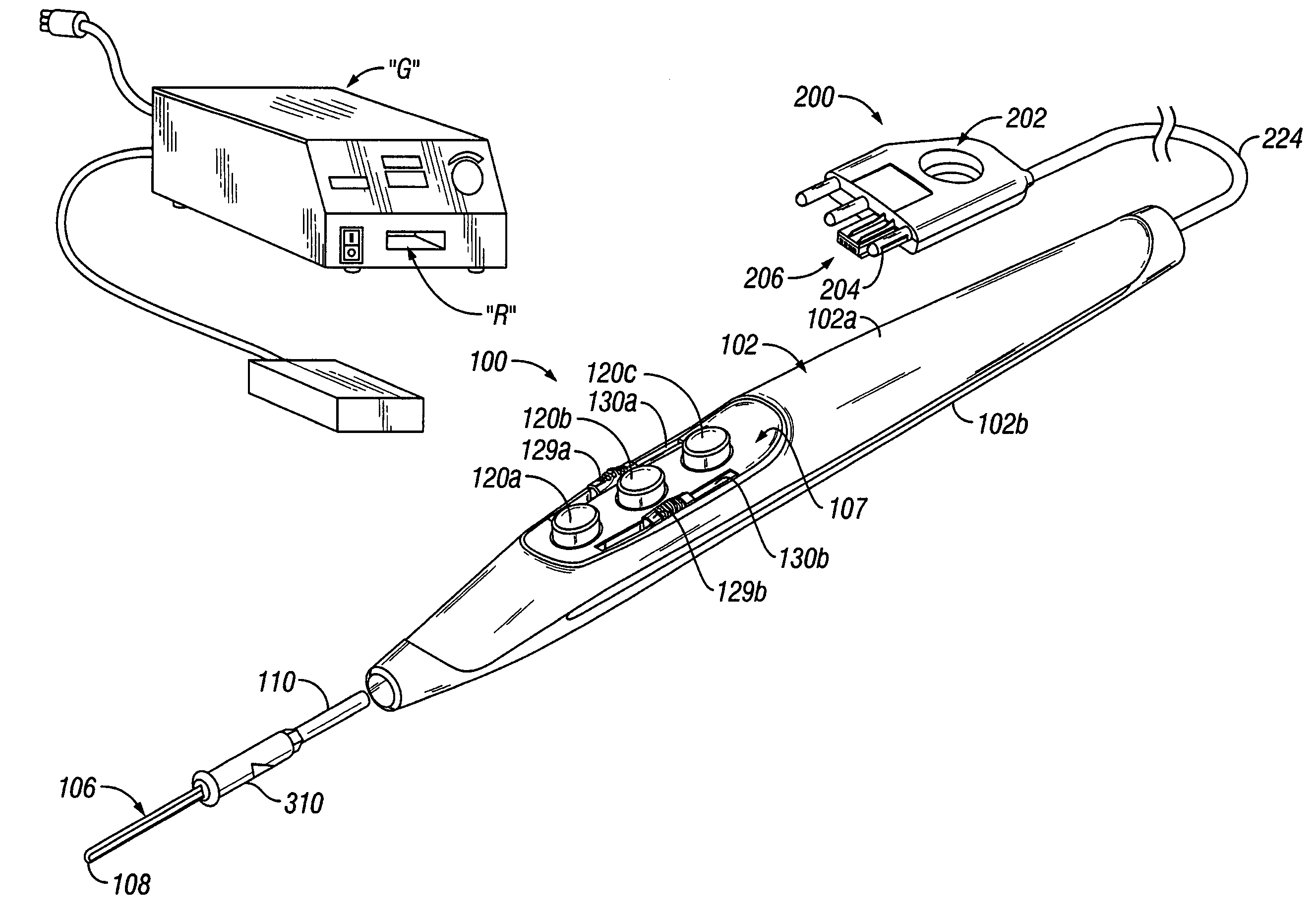 Electrosurgical pencil with improved controls