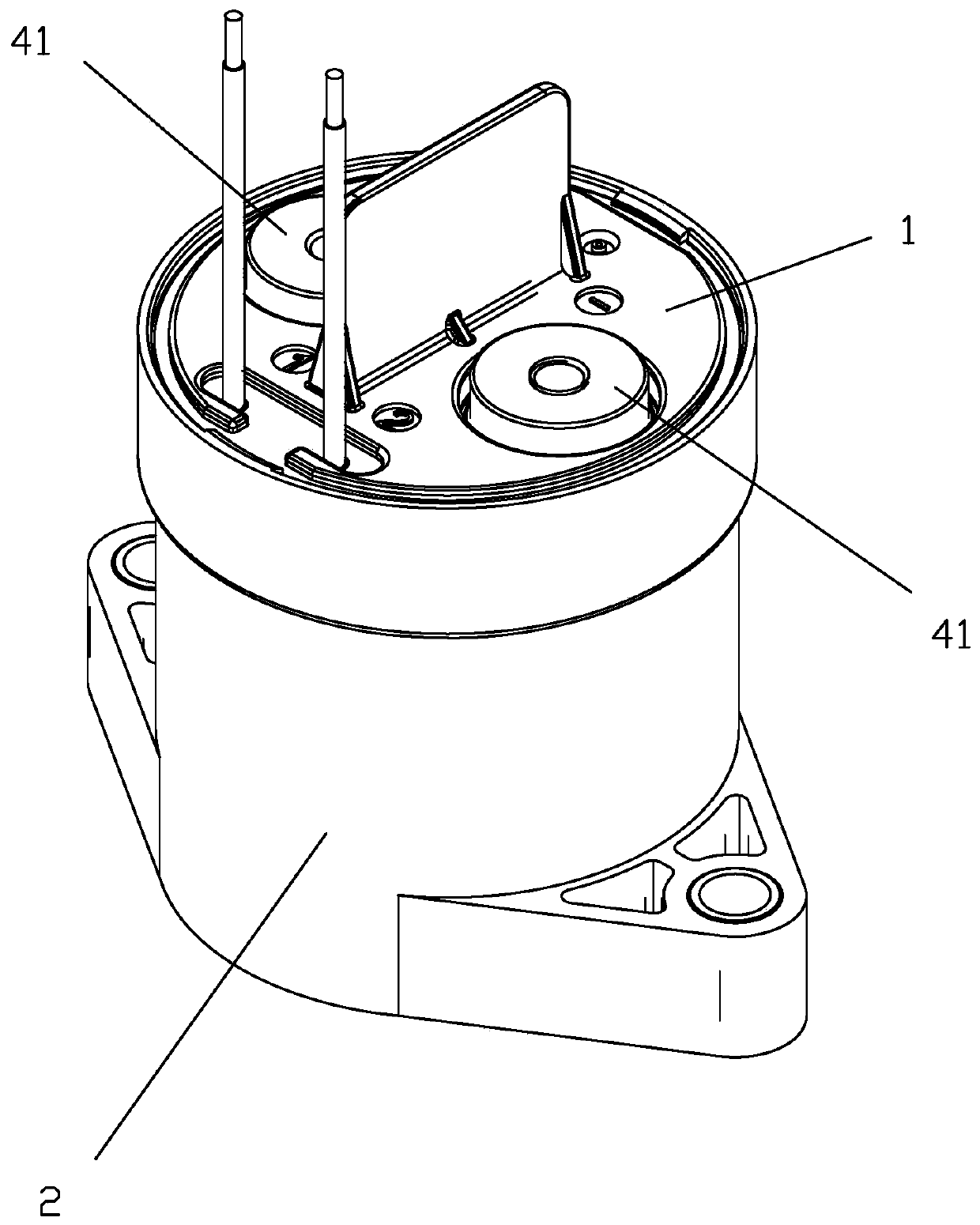 Sealed high-voltage direct current relay