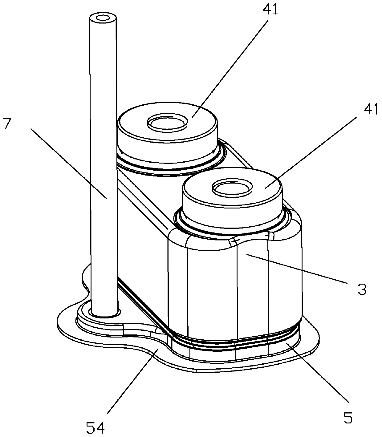 Sealed high-voltage direct current relay