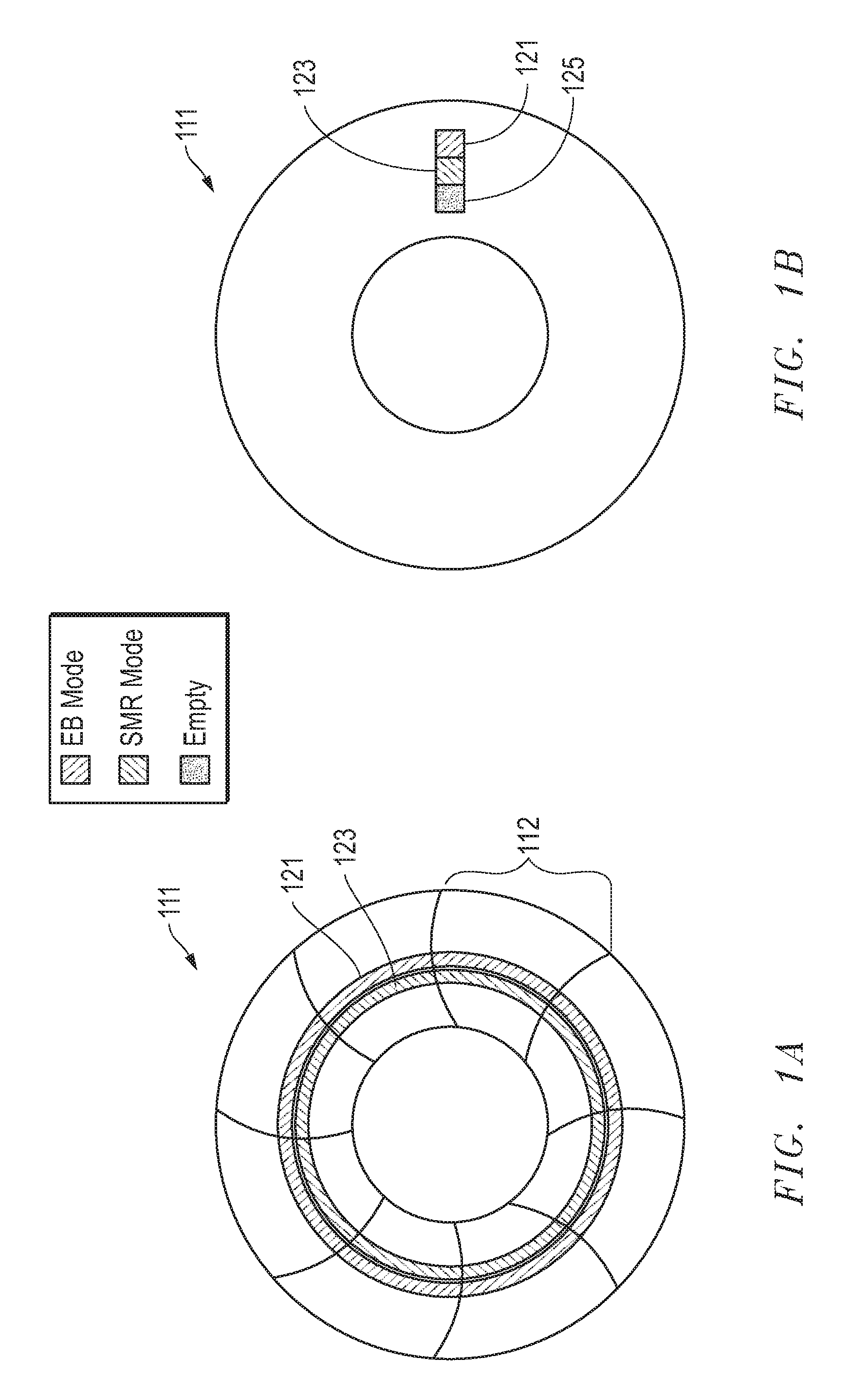 System, method and apparatus for storage architecture for bit patterned media using both erase band and shingled magnetic recording