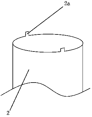 Water distribution device in temperature stratification type chilled water storage system