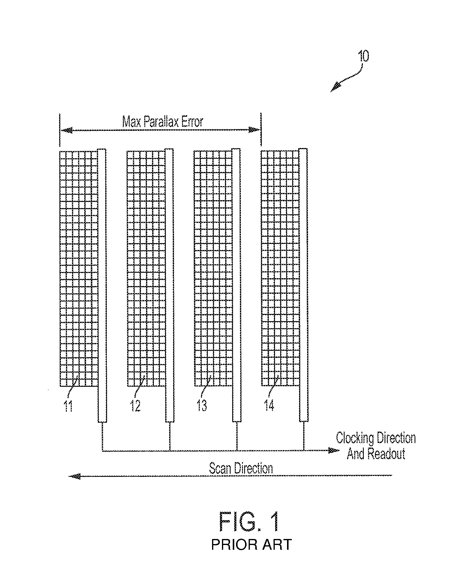 Multi-register bank enhanced digital time delay integration using CMOS ROIC