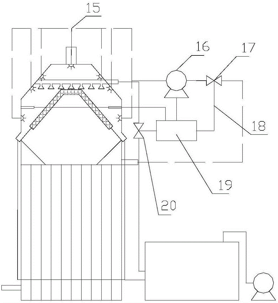 Defoaming device and method for electrochemical wastewater treatment system