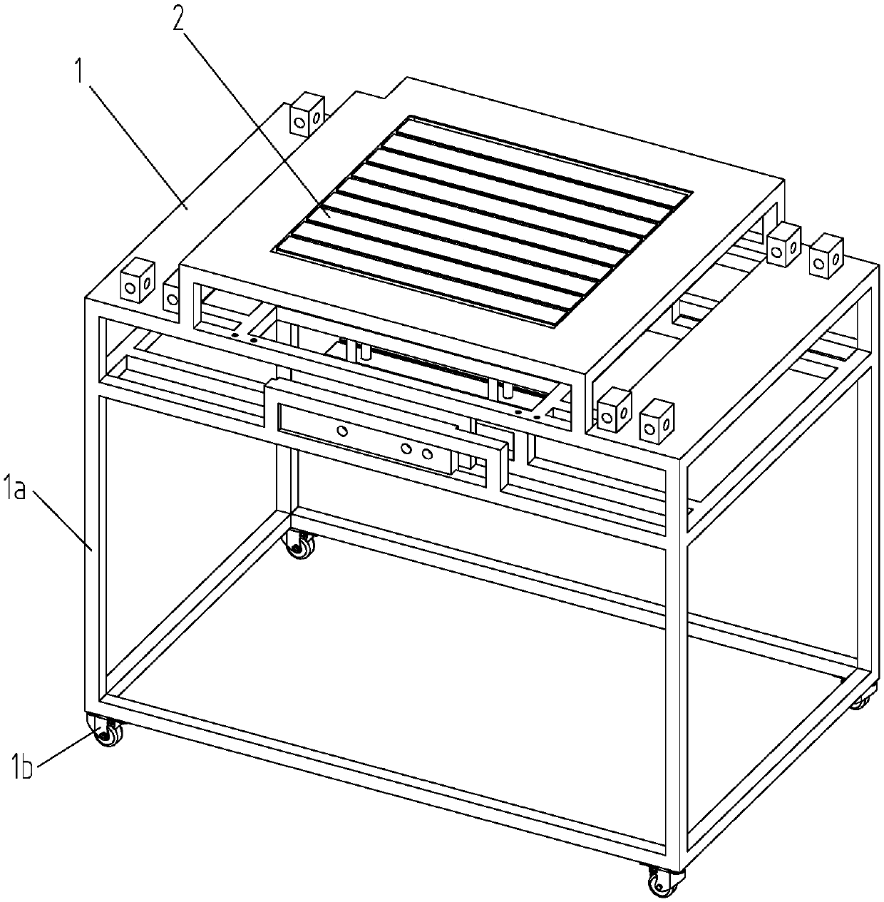 Steamed sponge cake splitting machine