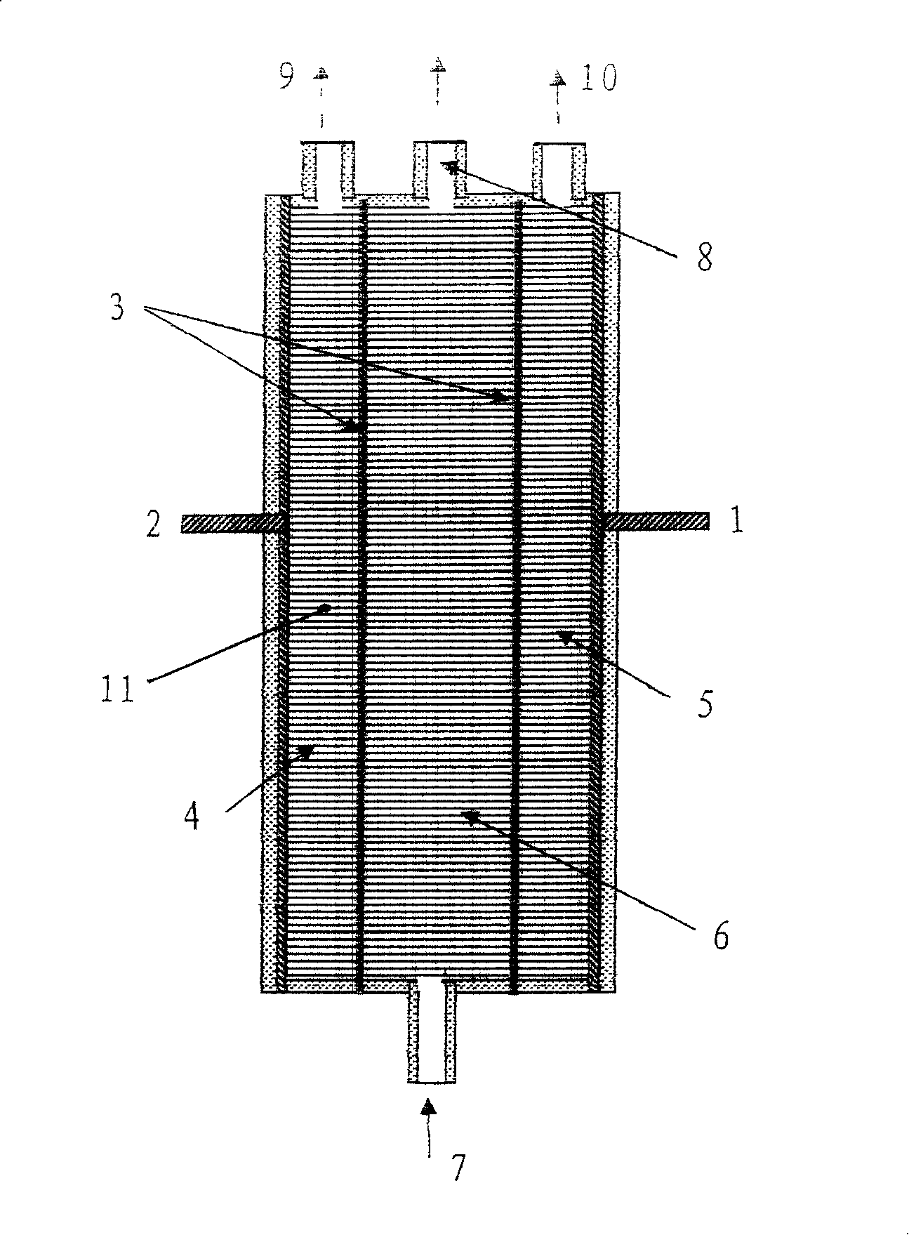 High-voltage electrodialysis water purifier