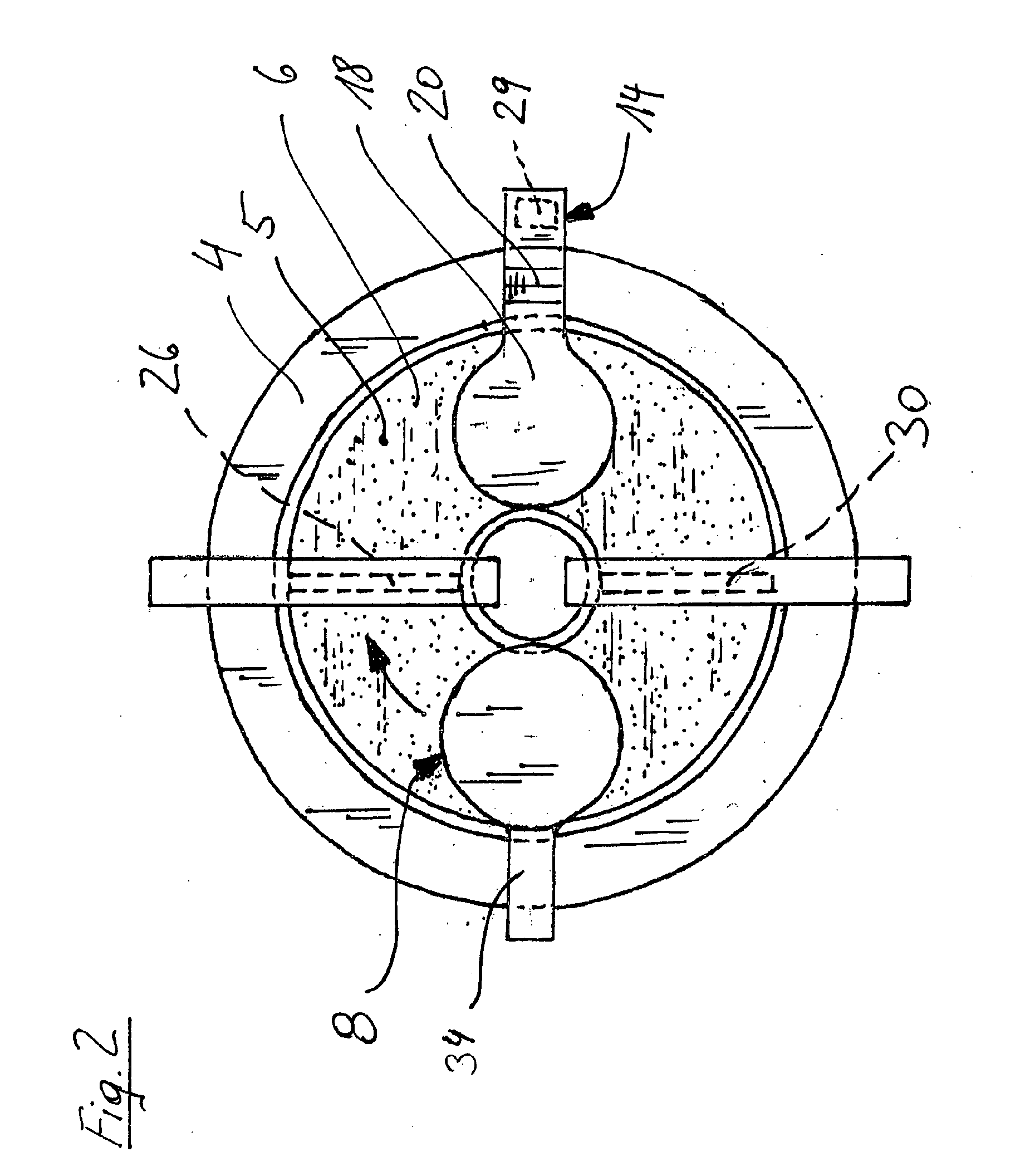 Device And Method For Processing Light-Polymerizable Material For Building Up An Object In Layers