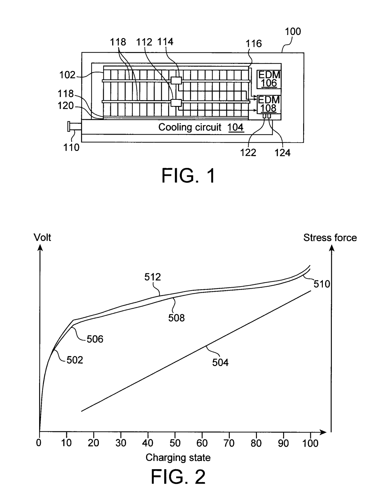 Device for managing an accumulator