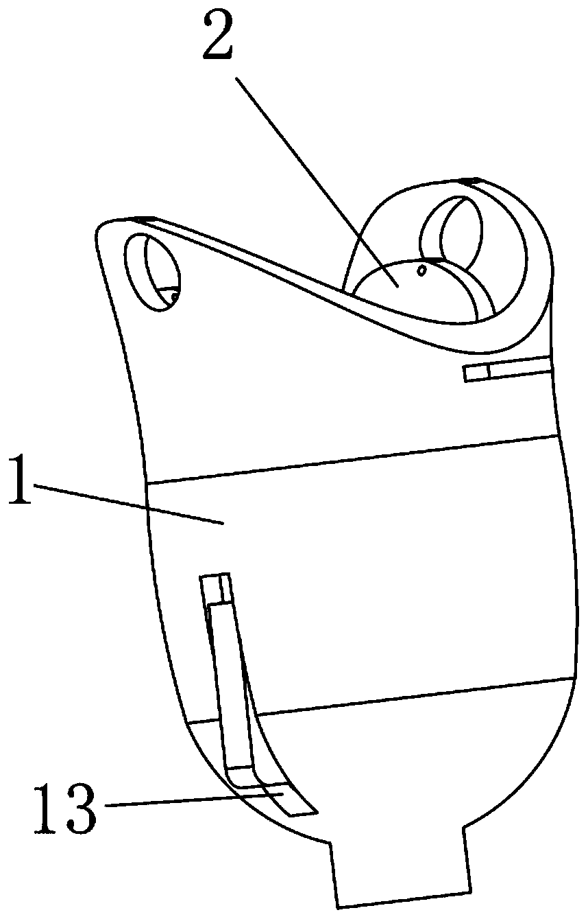 Self-adaptive connecting piece based on connection of human artificial limb and residual limb