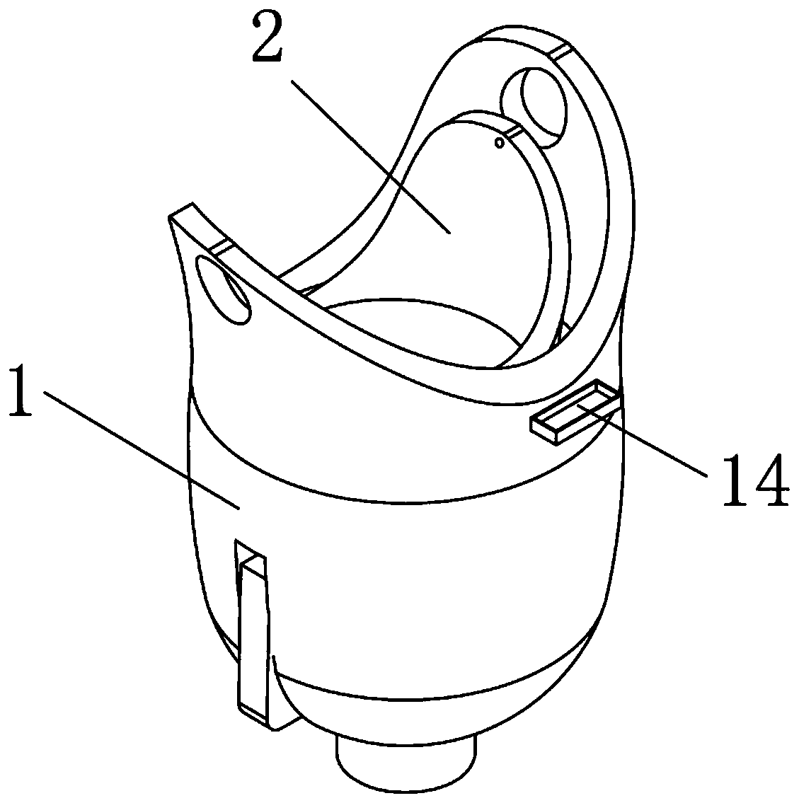 Self-adaptive connecting piece based on connection of human artificial limb and residual limb