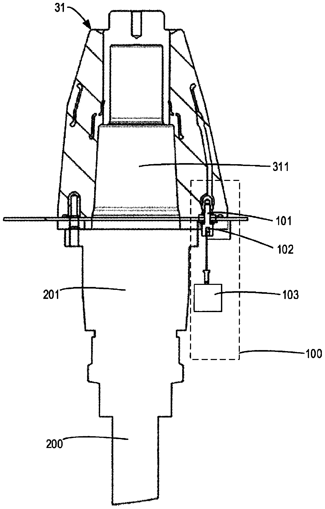 Apparatus and method for monitoring temperature of cable joint of cable connected to gas insulated switchgear