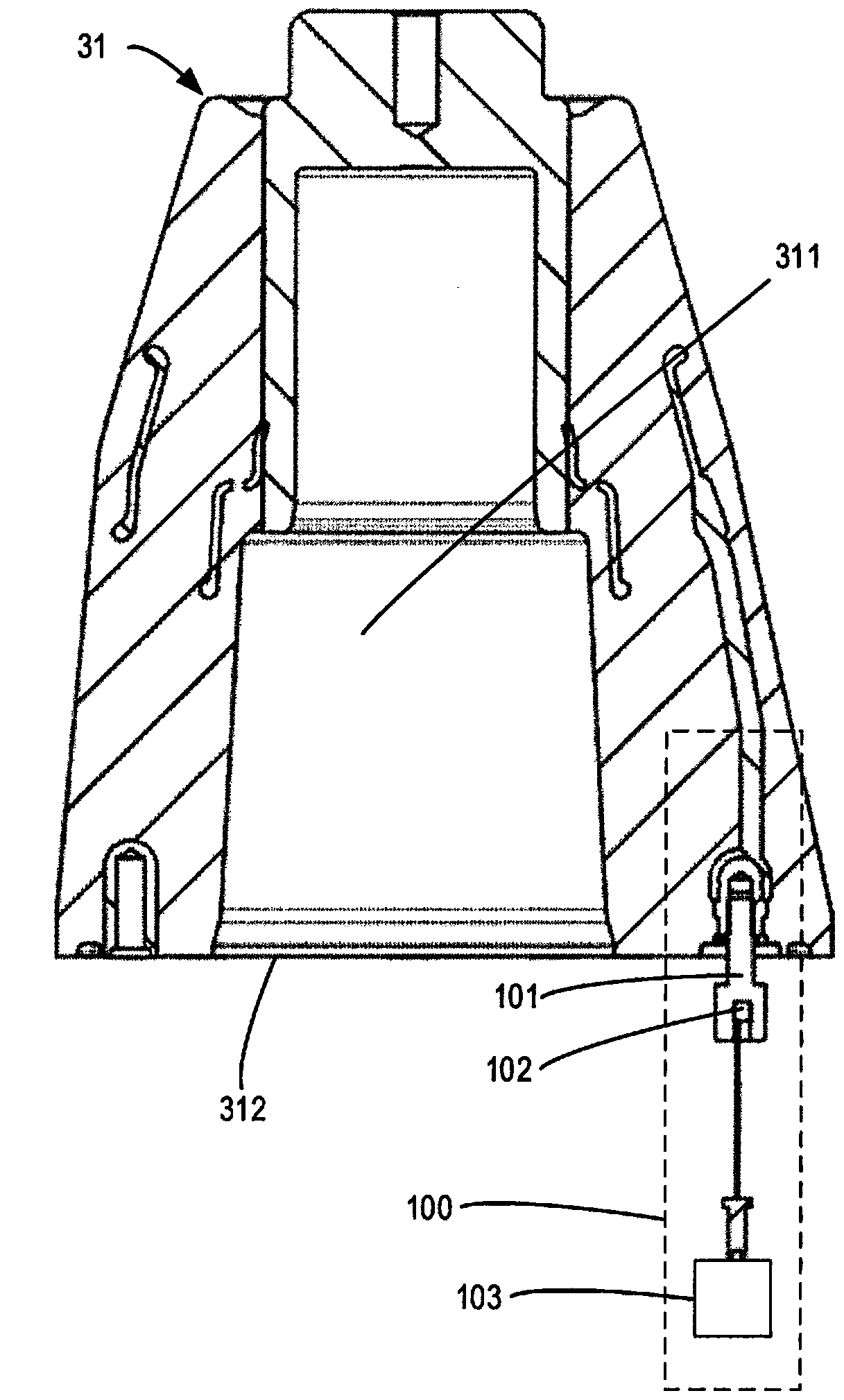 Apparatus and method for monitoring temperature of cable joint of cable connected to gas insulated switchgear