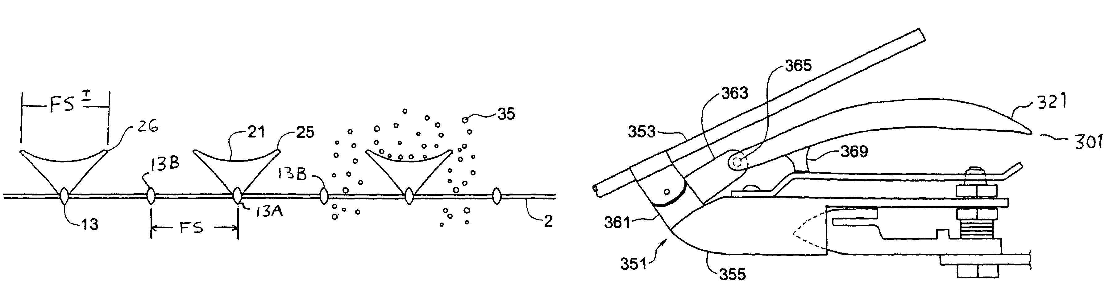 Crop lifter pans