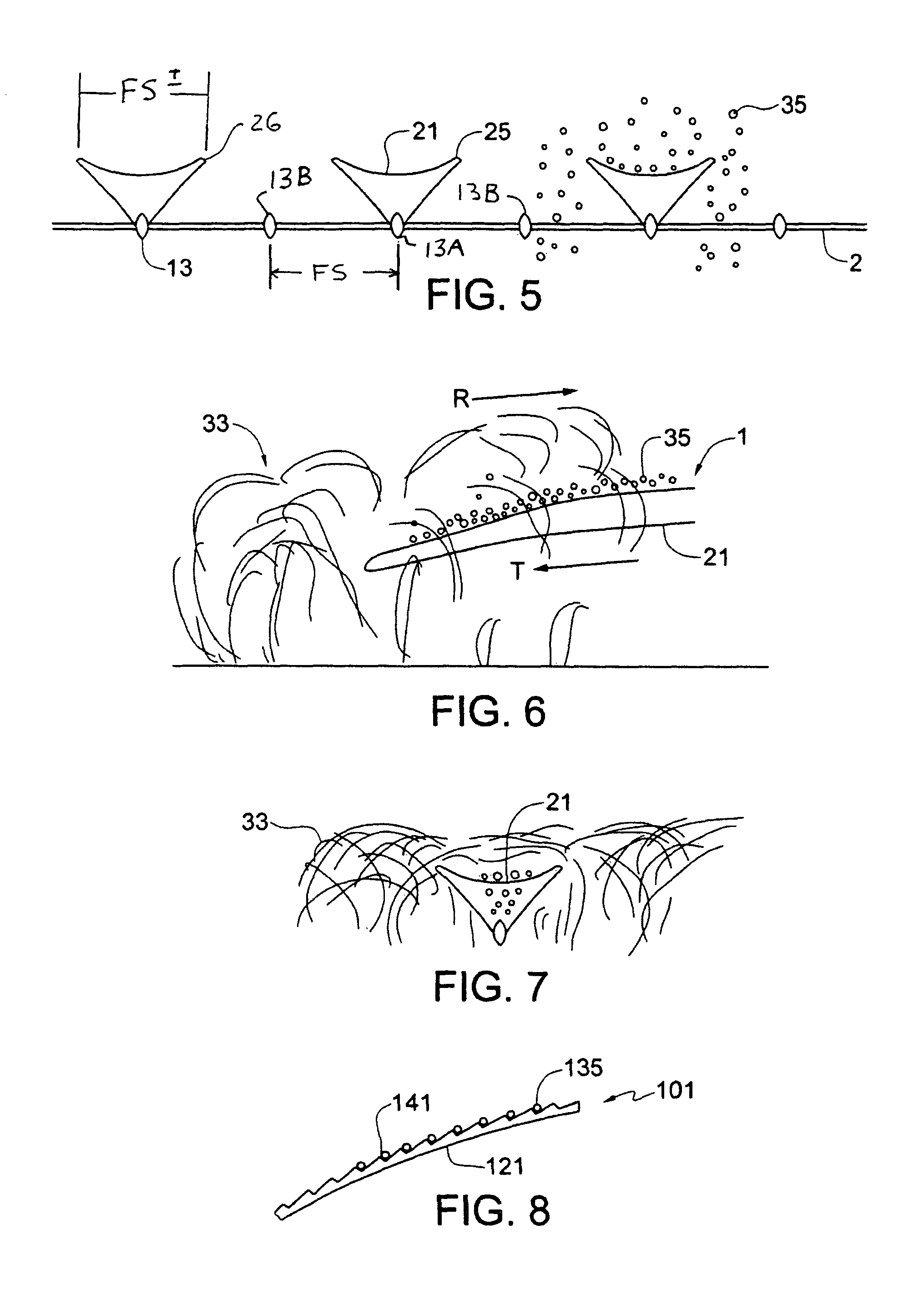 Crop lifter pans