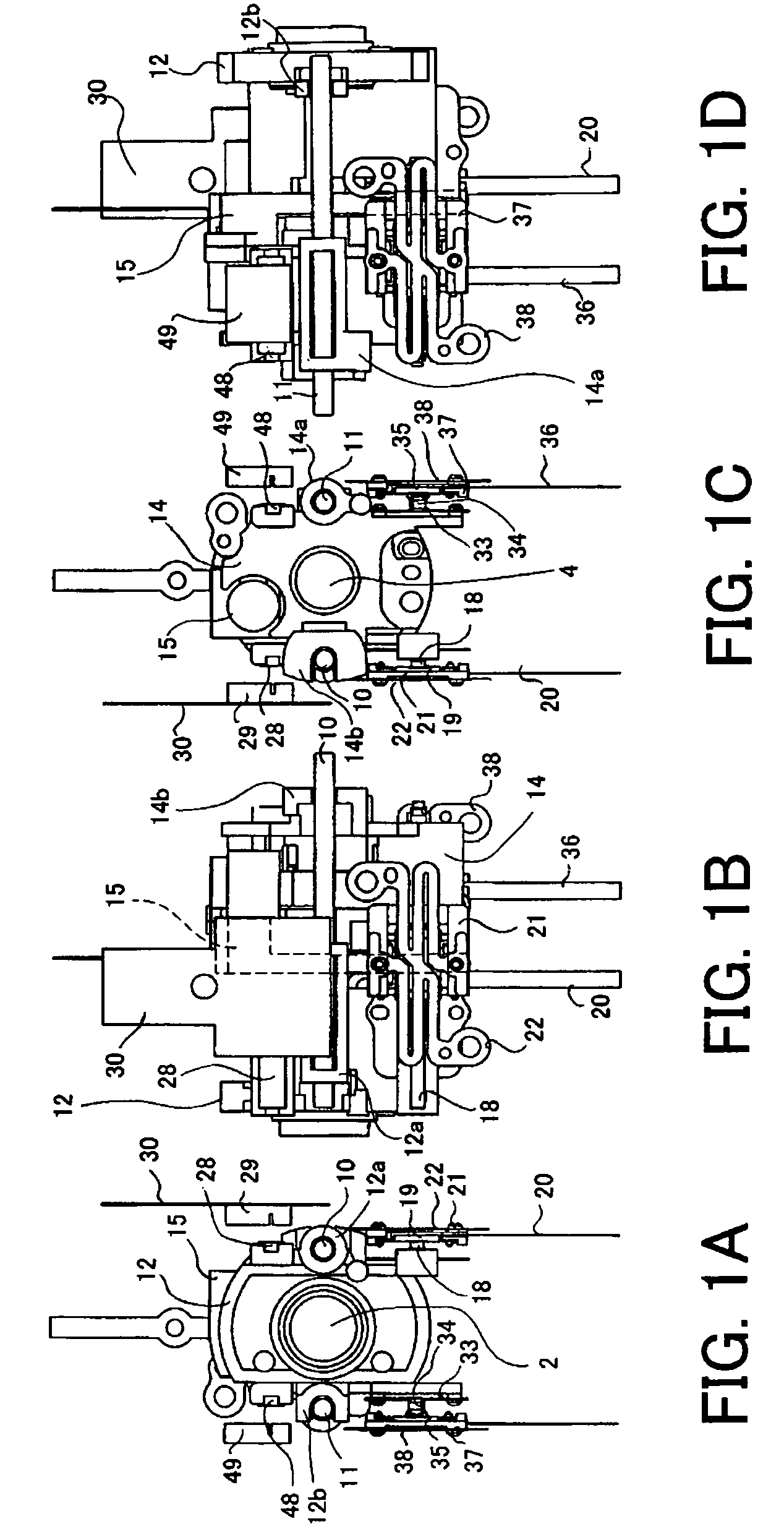 Optical apparatus having a driving source for driving a lens in an optical axis direction