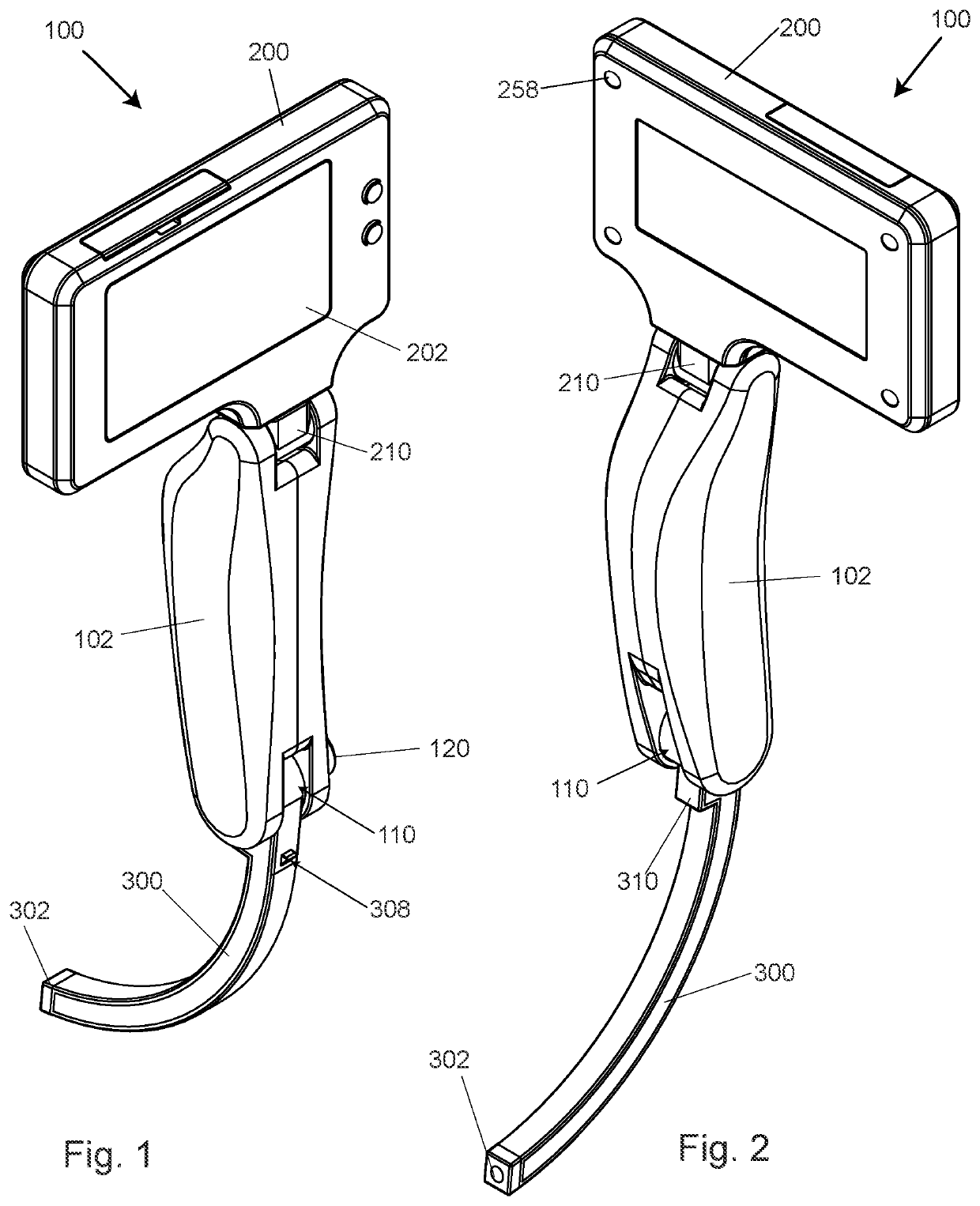 Disposable laryngoscope blade