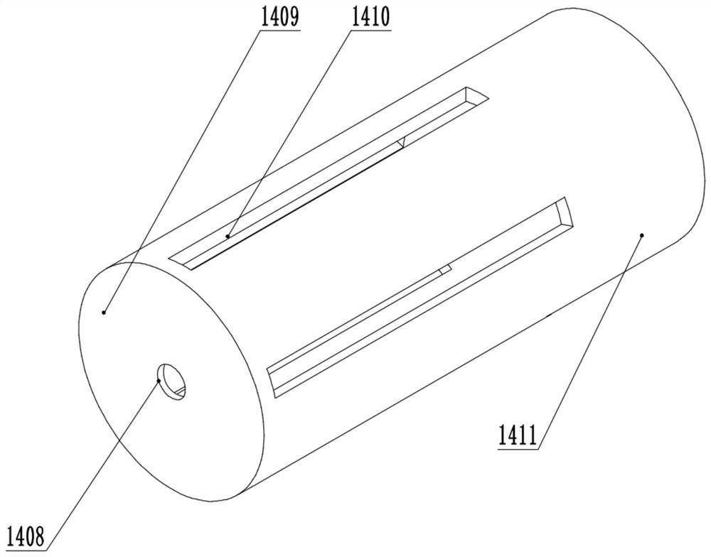 Cast bearing ring taking-out device