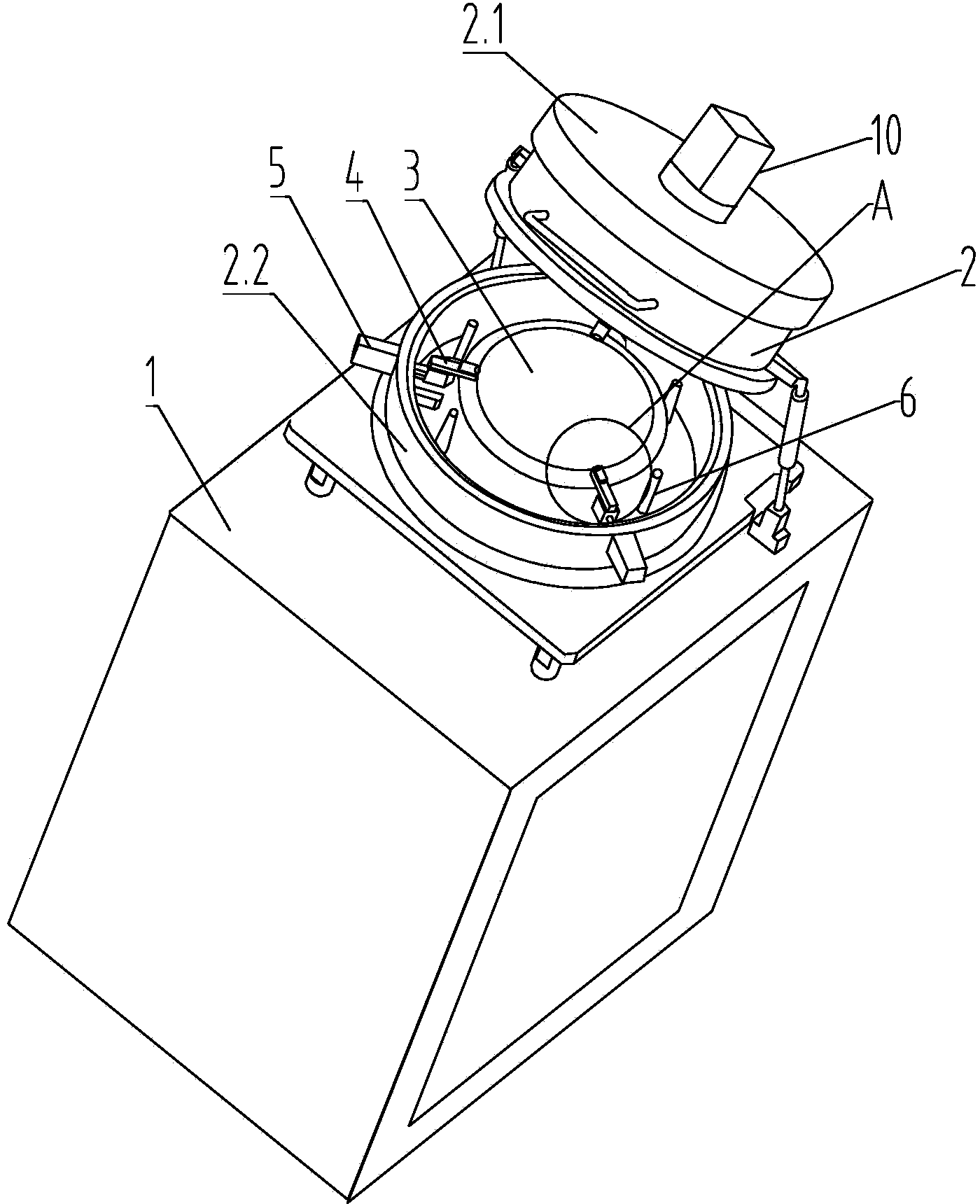 Wafer vacuum bonding machine and bonding method