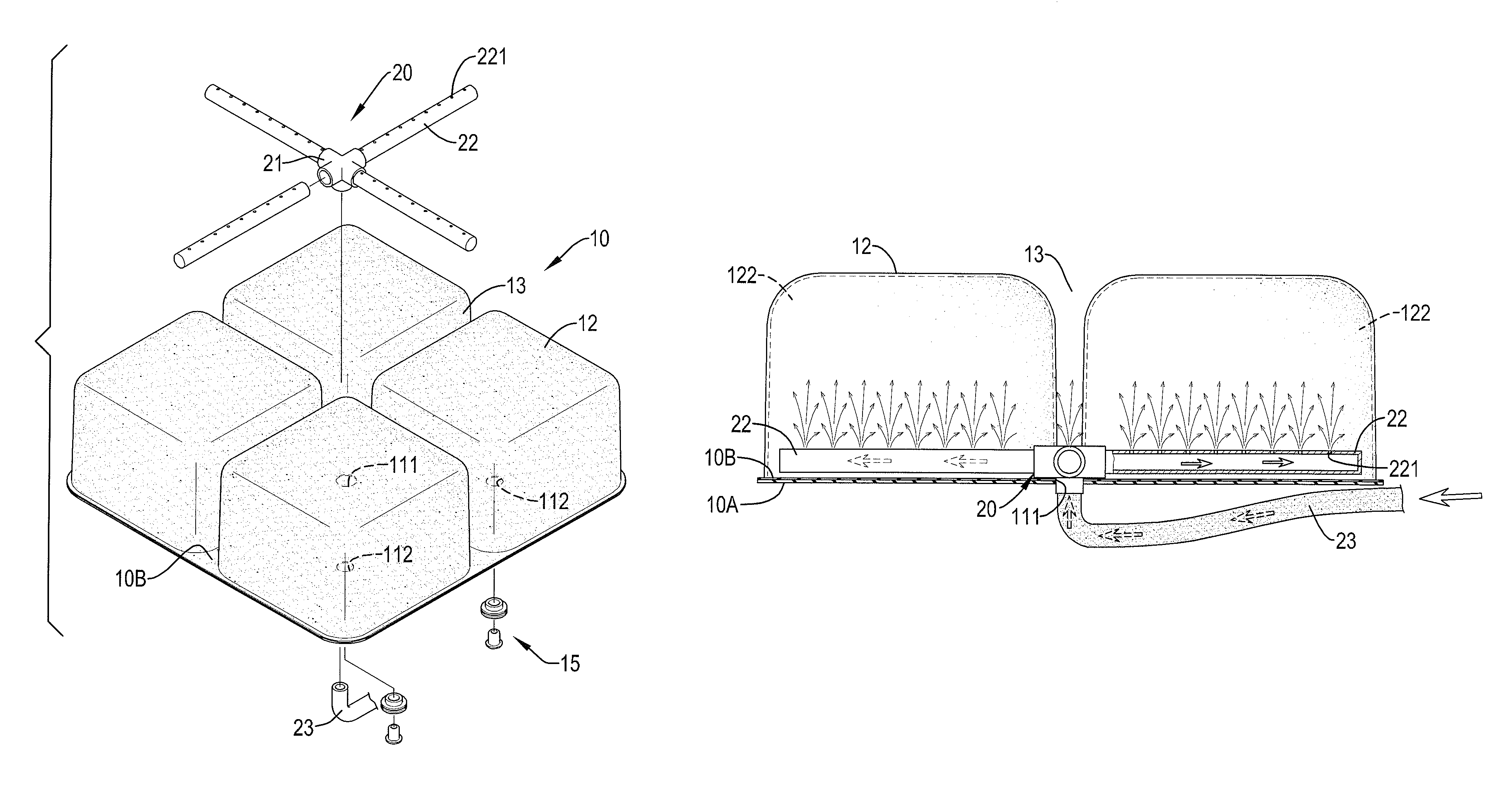 Mattress with airflow-circulating function