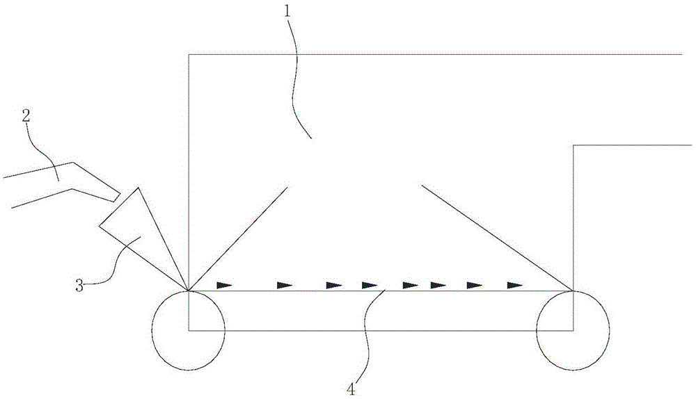 Low-oxygen low-nitrogen combustion system for coal-fired chain grate boiler