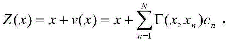 Image registration method of sparse feature matching on the basis of local linear constraint