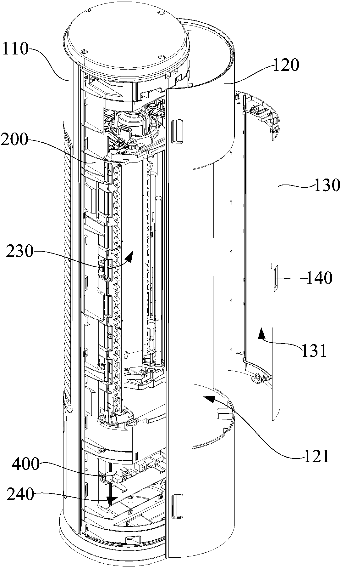 Cabinet air conditioner and air conditioner