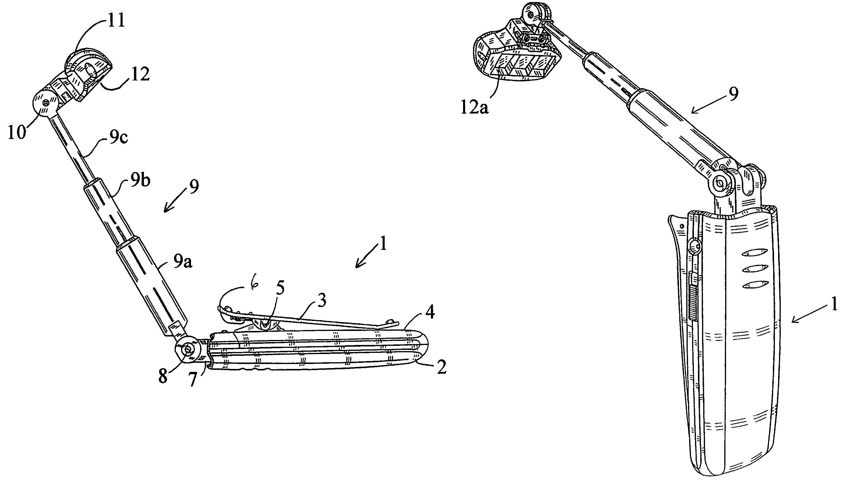 Telescoping reading light