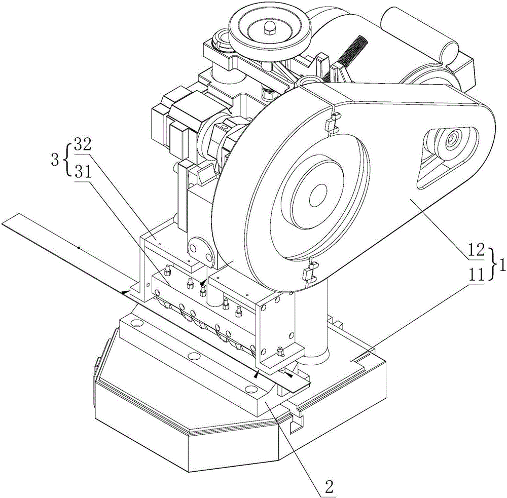 Device for quickly preparing dumbbell from cable insulation material