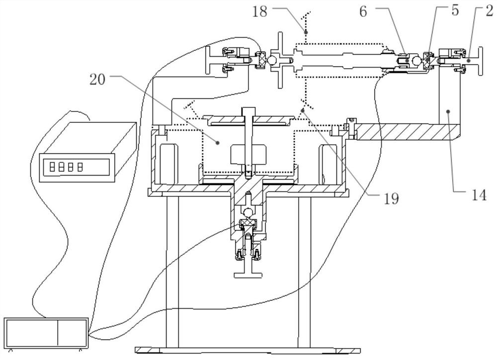 Device for checking meshing clearance of central transmission bevel gear