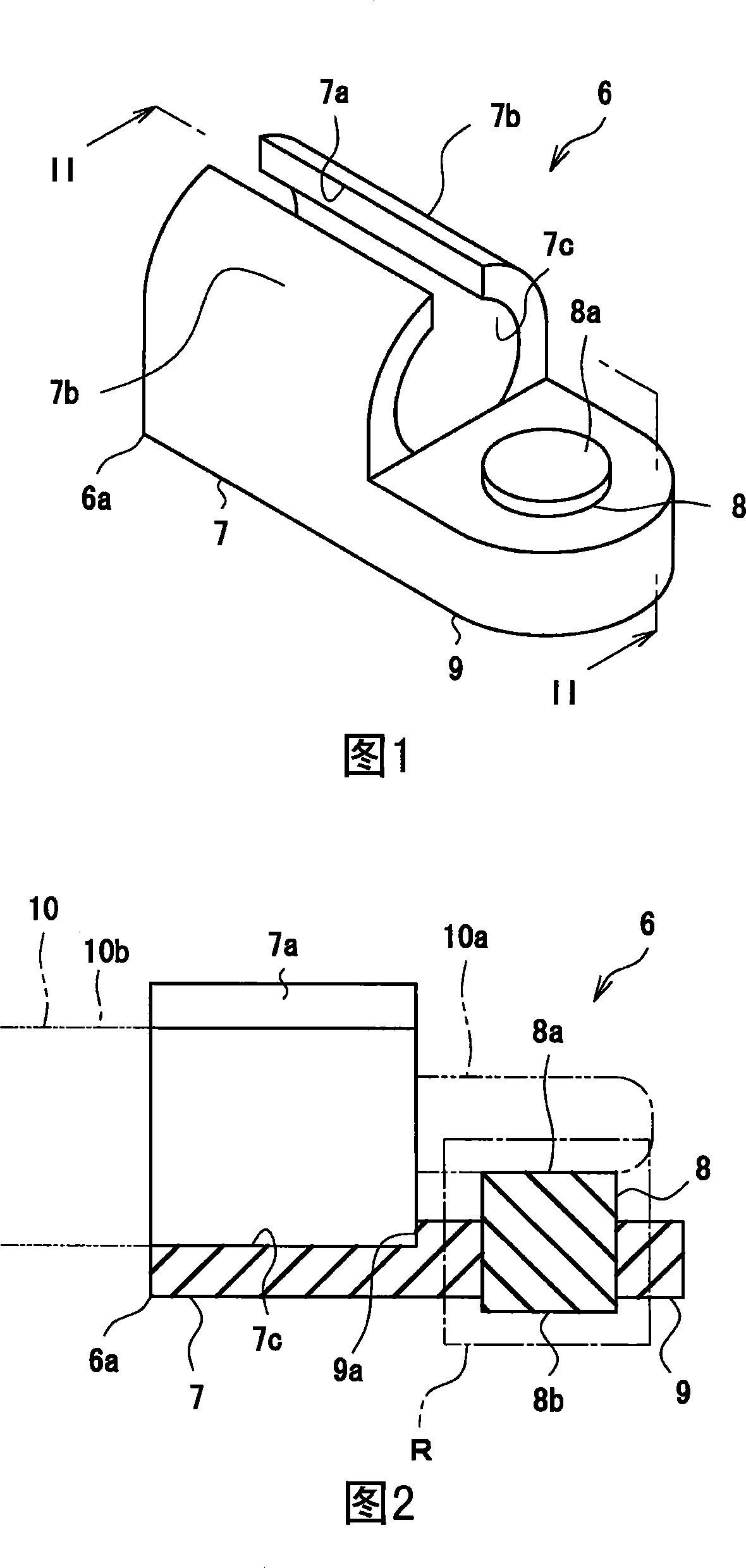 Discharge tube connector