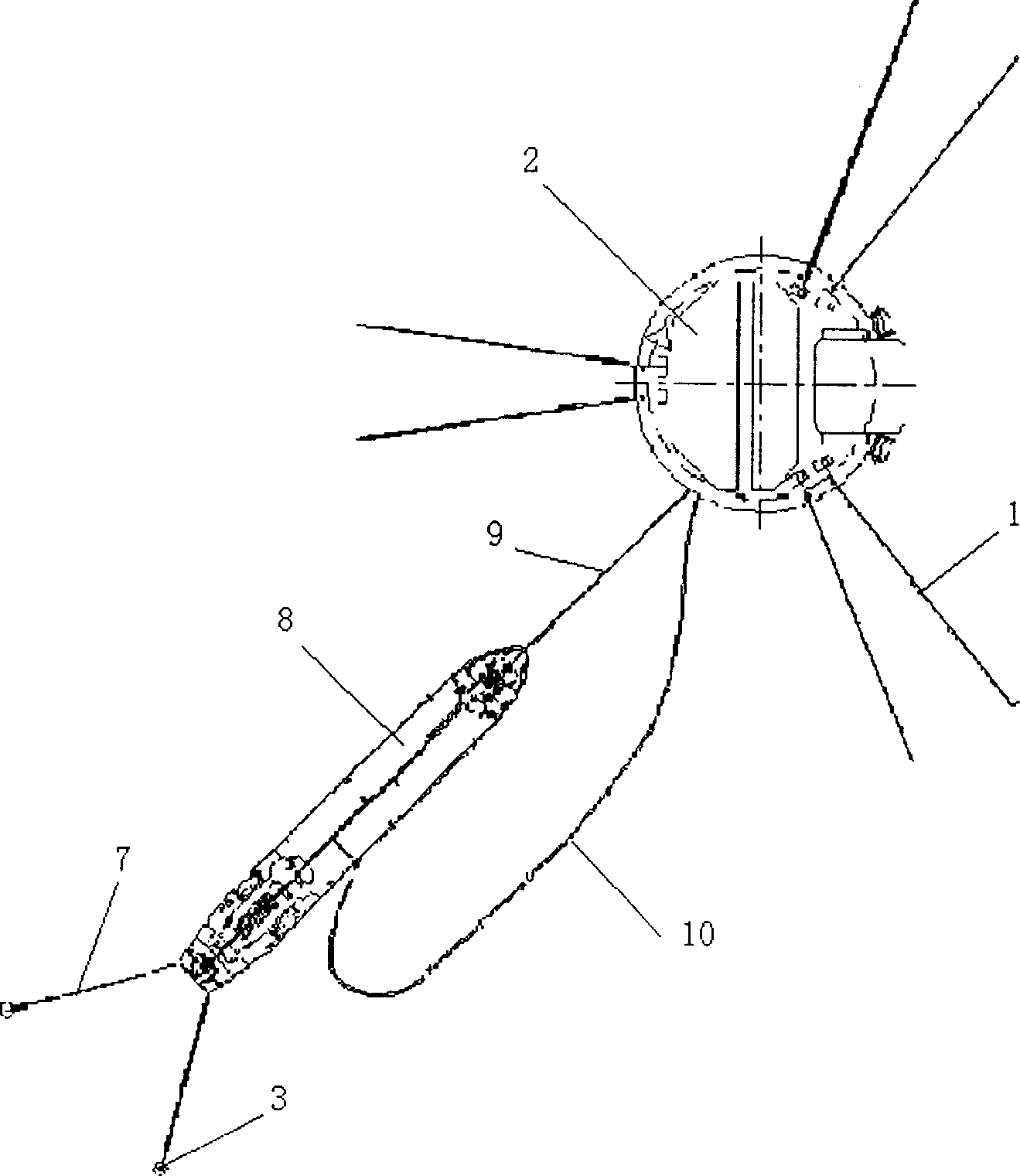 Flexible connection berthing method and apparatus for transferring oil on sea