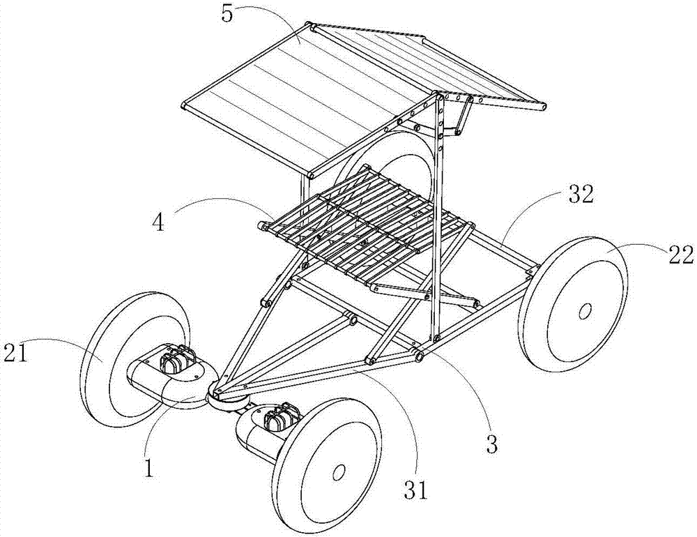 Sitting self-balance vehicle