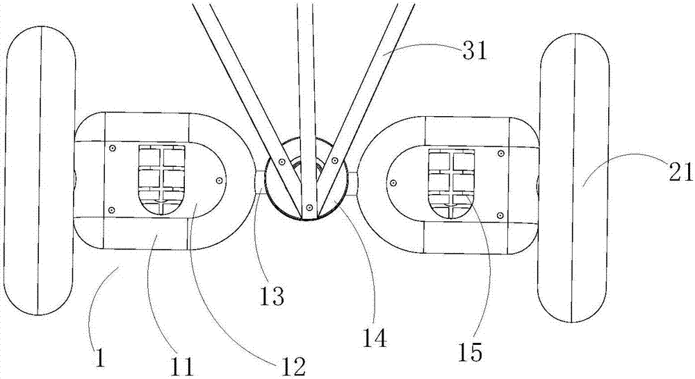 Sitting self-balance vehicle