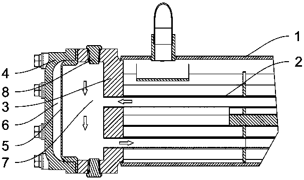 Bursting preventive shell tube structure and water heater