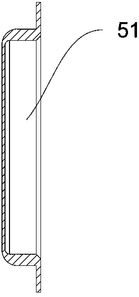 Bursting preventive shell tube structure and water heater