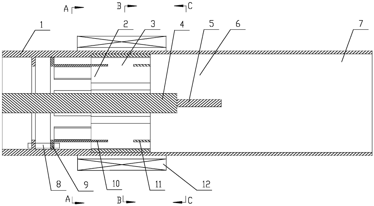 A relativistic magnetron with tunable multi-antenna axial output