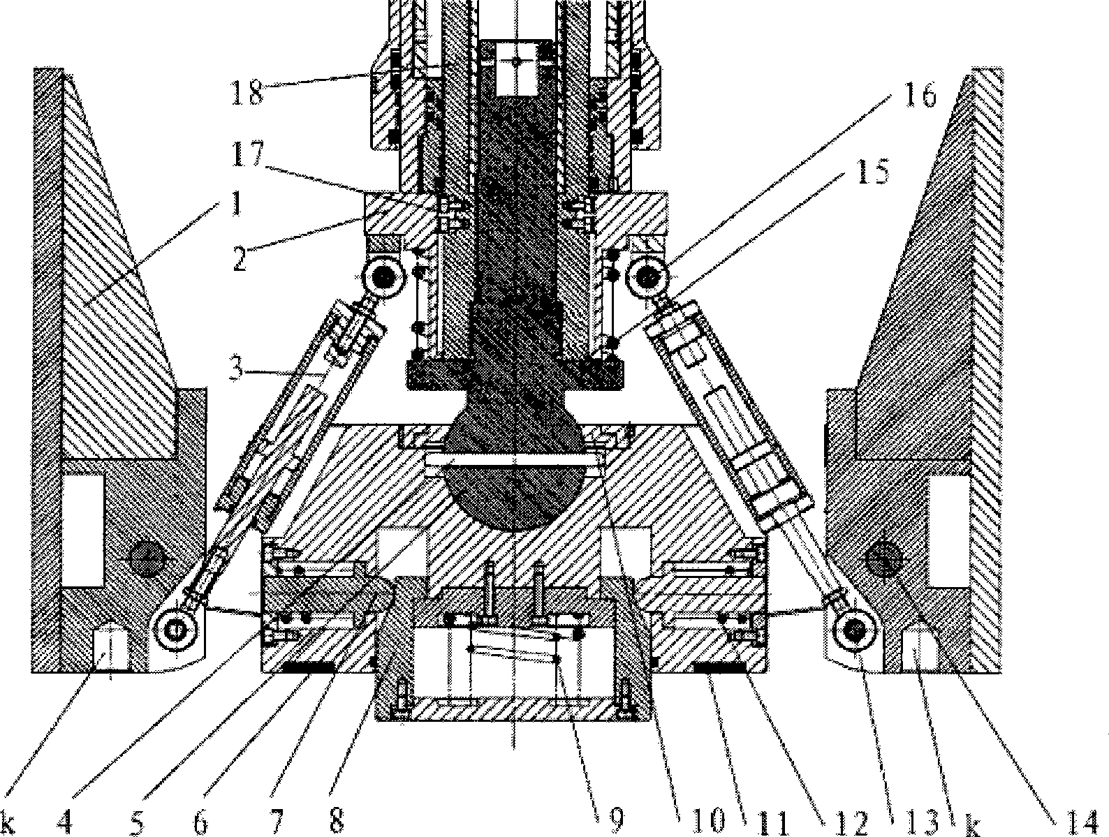 Folding type support disk