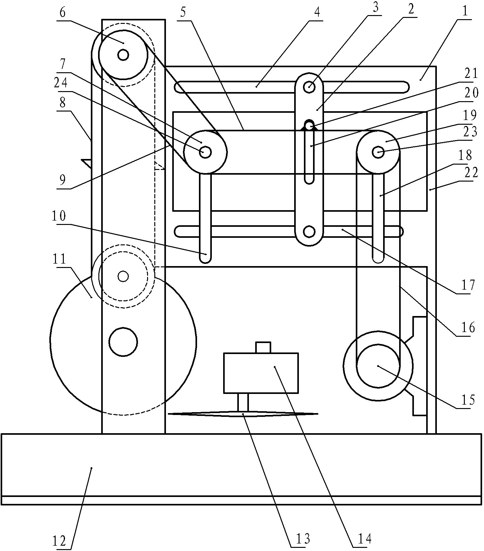 Cylindrical automatic treatment device for waste newspaper and plastic products