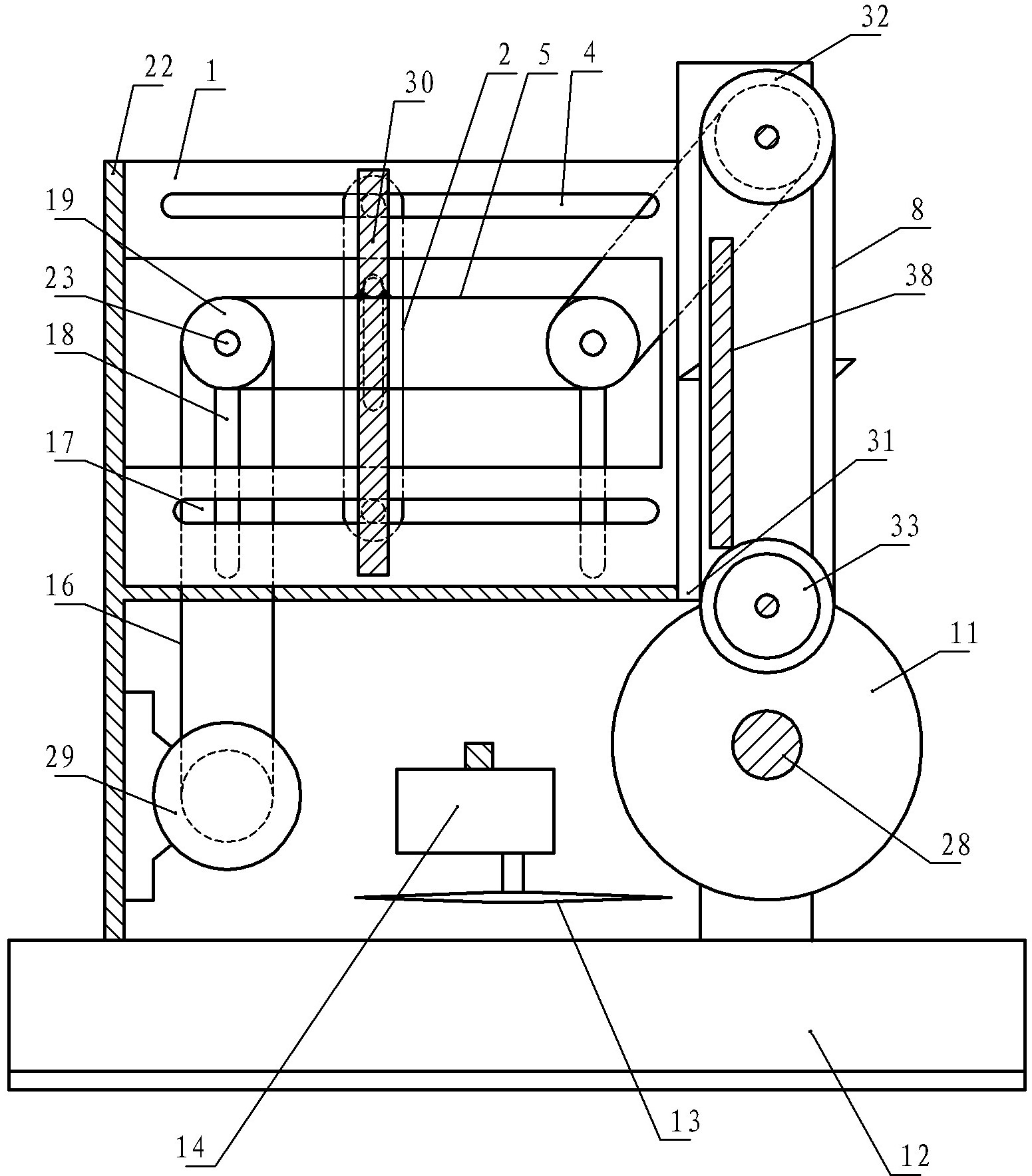 Cylindrical automatic treatment device for waste newspaper and plastic products