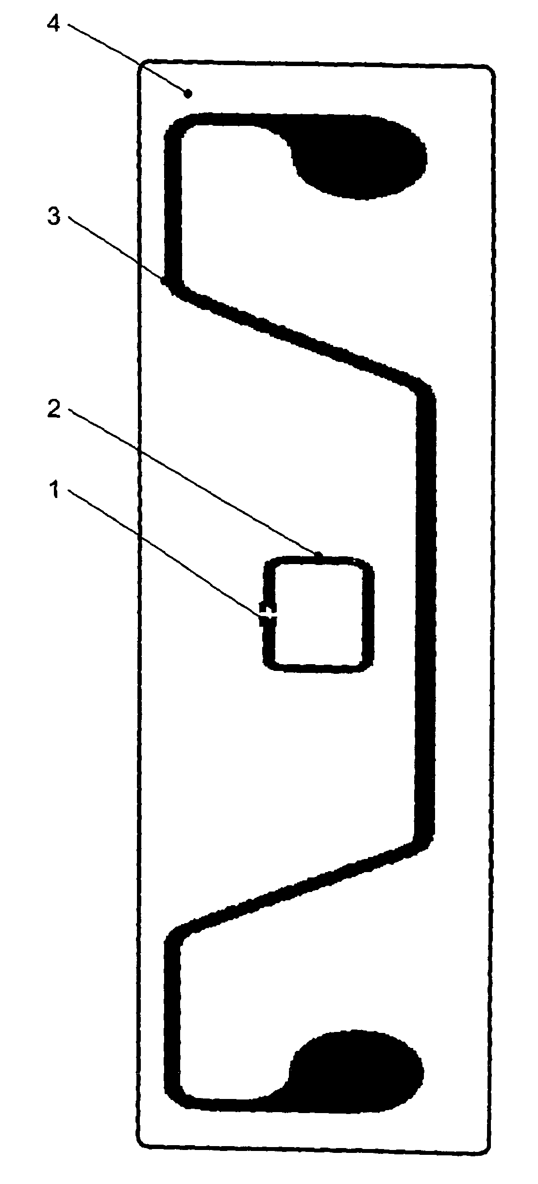 Radio frequency identification transponder antenna