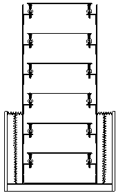 Building structure model seismic absorption and isolation technology demonstrator