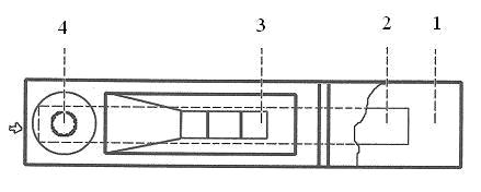 Rapid test card of glibenclamide and test method of glibenclamide