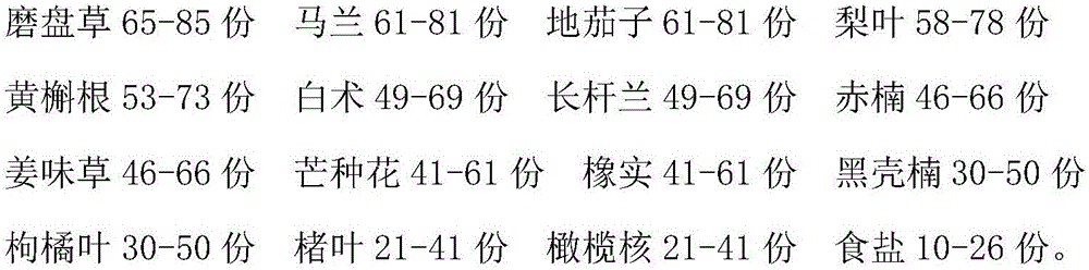 Traditional Chinese medicine preparation for treating infantile acute chest pain and preparation method of preparation